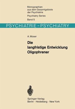 Die langfristige Entwicklung Oligophrener (eBook, PDF) - Moser, A.