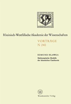 Mathematische Modelle der kinetischen Gastheorie (eBook, PDF) - Hlawka, Edmund