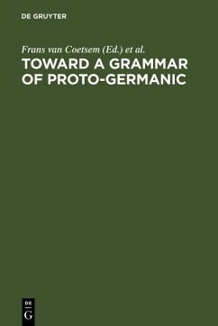 Cover Toward a grammar of Proto-Germanic (eBook, PDF)