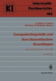Computerlinguistik und ihre theoretischen Grundlagen (eBook, PDF)
