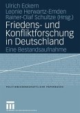 Friedens- und Konfliktforschung in Deutschland (eBook, PDF)