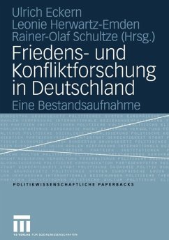 Friedens- und Konfliktforschung in Deutschland (eBook, PDF)