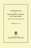 Die Veröffentlichungen der Österreichischen Akademie der Wissenschaften Mathematisch-naturwissenschaftliche Klasse (eBook, PDF)