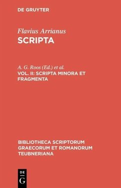 Scripta 2. Scripta minora et fragmenta (eBook, PDF) - Arrianus, Flavius