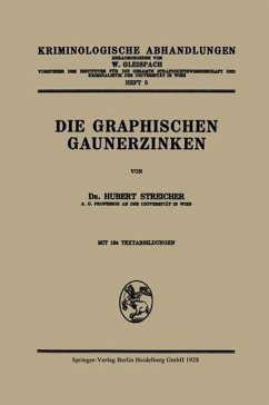 Die Graphischen Gaunerzinken (eBook, PDF) - Streicher, Hubert -J.