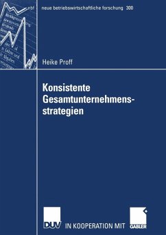Konsistente Gesamtunternehmensstrategien (eBook, PDF) - Proff, Heike