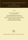 Untersuchungen zur Wirkung von Flockungsmitteln und deren Einfluß auf Flotation und Entwässerung feiner Steinkohle (eBook, PDF)