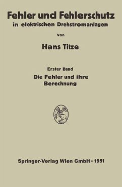 Cover Fehler und Fehlerschutz in elektrischen Drehstromanlagen (eBook, PDF)