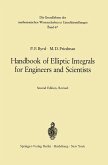 Handbook of Elliptic Integrals for Engineers and Scientists (eBook, PDF)