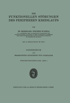 Cover Die funktionellen Störungen des peripheren Kreislaufs (eBook, PDF)