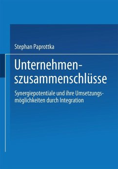 Unternehmenszusammenschlüsse (eBook, PDF) - Paprottka, Stephan