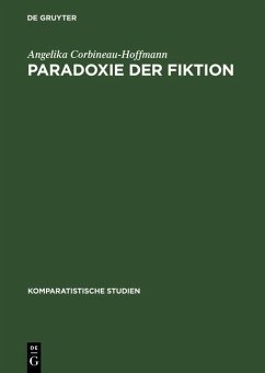 Paradoxie der Fiktion (eBook, PDF) - Corbineau-Hoffmann, Angelika