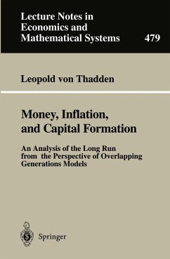 Money, Inflation, and Capital Formation (eBook, PDF) - Thadden, Leopold Von