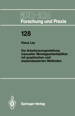 Cover Die Arbeitsraumgestaltung manueller Montagearbeitsplätze mit graphischen und wissensbasierten Methoden (eBook, PDF)