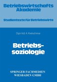 Betriebssoziologie (eBook, PDF)