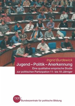 Cover Jugend - Politik - Anerkennung (eBook, PDF)