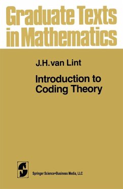 Introduction to Coding Theory (eBook, PDF) - Lint, J. H. Van