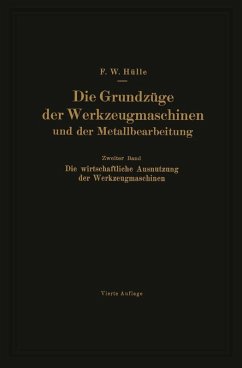 Die Grundzüge der Werkzeugmaschinen und der Metallbearbeitung (eBook, PDF) - Hülle, Friedrich W.