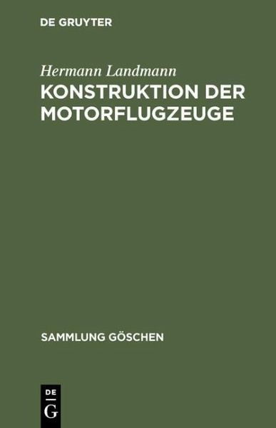 Konstruktion der Motorflugzeuge (eBook, PDF)