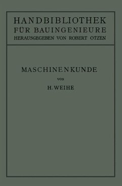 Maschinenkunde (eBook, PDF) - Weihe, Hermann