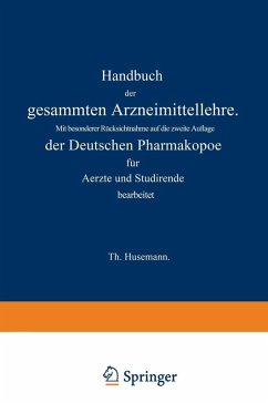 Handbuch der gesammten Arzneimittellehre (eBook, PDF) - Husemann, Theodor