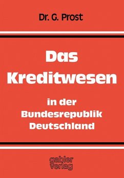 Das Kreditwesen in der Bundesrepublik Deutschland (eBook, PDF) - Prost, Gerhard