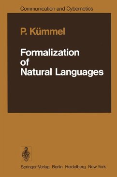 Formalization of Natural Languages (eBook, PDF) - Kümmel, P.