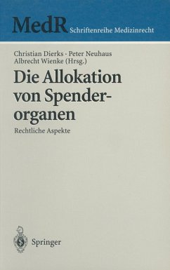 Die Allokation von Spenderorganen (eBook, PDF)