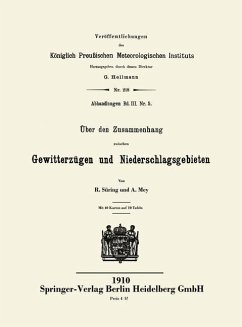 Cover Über den Zusammenhang zwischen Gewitterzügen und Niederschlagsgebieten (eBook, PDF)