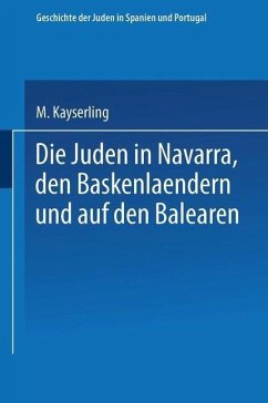 Cover Die Juden in Navarra, den Baskenlændern und auf den Balearen (eBook, PDF)