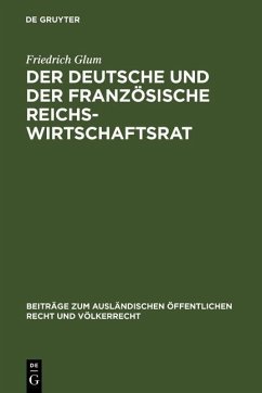 Cover Der deutsche und der französische Reichswirtschaftsrat (eBook, PDF)