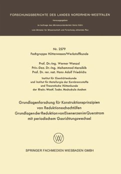 Cover Grundlagenforschung für Konstruktionsprinzipien von Reduktionsschachtöfen (eBook, PDF)