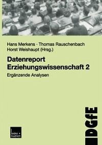 Datenreport Erziehungswissenschaft 2 (eBook, PDF)