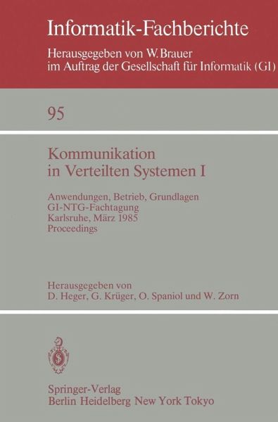 Kommunikation in Verteilten Systemen I (eBook, PDF)