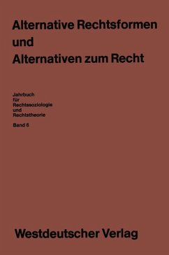 Cover Alternative Rechtsformen und Alternativen zum Recht (eBook, PDF)