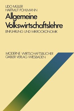 Allgemeine Volkswirtschaftslehre (eBook, PDF) - Müller, Udo