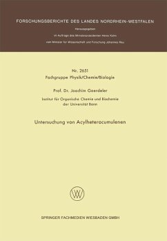 Untersuchung von Acylheterocumulenen (eBook, PDF) - Goerdeler, Joachim
