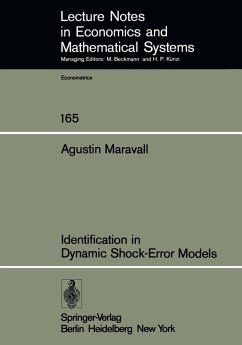 Identification in Dynamic Shock-Error Models (eBook, PDF) - Maravall, A.