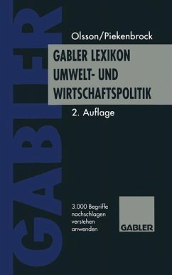 Cover Gabler Lexikon Umwelt- und Wirtschaftspolitik (eBook, PDF)
