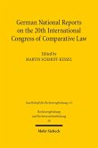 German National Reports on the 20th International Congress of Comparative Law (eBook, PDF)