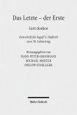 Das Letzte - der Erste (eBook, PDF)