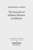 The Function of Sublime Rhetoric in Hebrews (eBook, PDF)