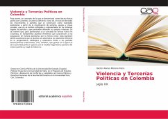 Violencia y Tercerías Políticas en Colombia - Moreno Parra, Hector Alonso