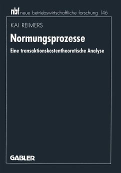 Normungsprozesse (eBook, PDF) - Reimers, Kai