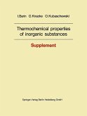 Thermochemical properties of inorganic substances (eBook, PDF)