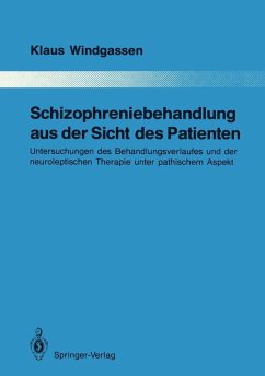 Cover Schizophreniebehandlung aus der Sicht des Patienten (eBook, PDF)