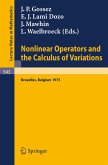 Nonlinear Operators and the Calculus of Variations (eBook, PDF)