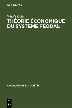 Théorie économique du système féodal (eBook, PDF) - Kula, Witold