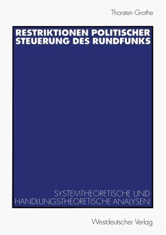 Restriktionen politischer Steuerung des Rundfunks (eBook, PDF) - Grothe, Thorsten