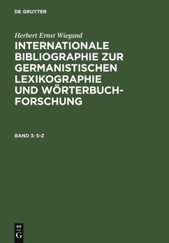 S-Z (eBook, PDF) - Wiegand, Herbert Ernst